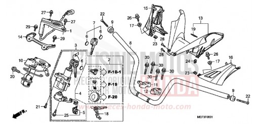 ROHRGRIFF/GRIFFABDECKUNG (FJS400D9/FJS400A) FJS400A9 de 2009